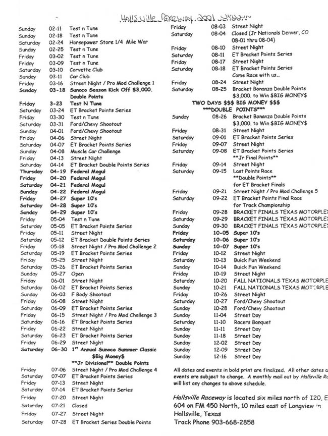 TALON Sets Personal bests at Hallsville